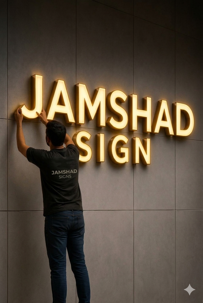 LED sign board company in Gujranwala by Jamshad Signs